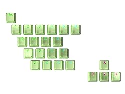 Ranked Rubber Keycap Set | Double Shot Translucent