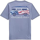 Vineyard Vines Boys Boys' USA Surfboard Van Short-Sleeve Pocket Tee