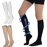 MONFOOT Compression Socks for Men & Women, 15-20 mmHg (3 Pairs) - Best Circulation socks for Nurses, Athletic, Travel