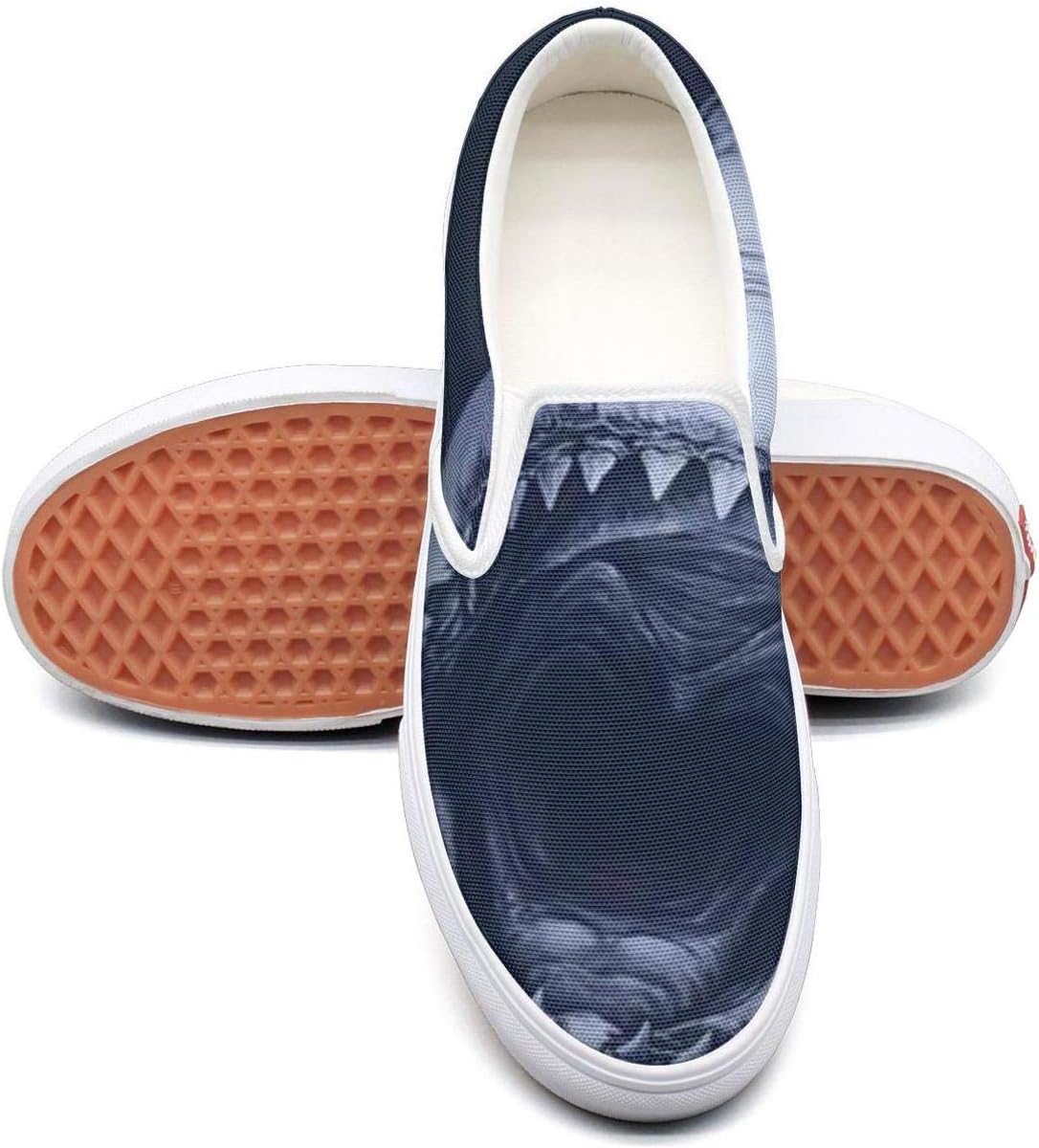 Vosda Men Shark Blue Shark Art Boy Sneakers for Mens Customize Casual Shoes