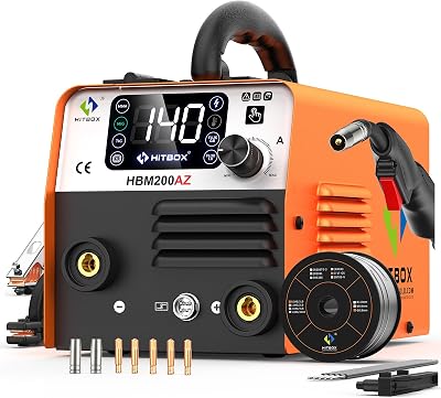 Saldatrice MIG 4 in 1 HITBOX 140A Inverter IGBT Gas/Senza gas ARC Lift-TIG