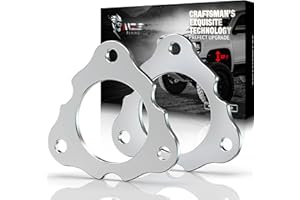 MZS 1/2 inch Front Leveling Kit Lift Strut Spacers Compatible with 2007-2026 Tahoe Silverado Sierra Suburban Yukon 1500/2007-2013 Avalanche 2WD 4WD - Silver