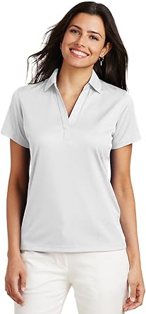 port authority ladies performance fine jacquard polo