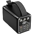 KONFULON 60000mAh High Capacity Power Bank Fast Charging USB C PD 20W Battery Packs with 7 Outputs 22.5W & LCD Display Battery Bank for iPhone, Samsung, iPad,MacBook & Outdoors Camping