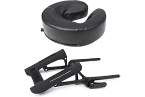 Master Massage Universal Deluxe Ergonomic Dream Massage Table with Face Cradle and Cushion - Mattress Top Massage Face Pillow