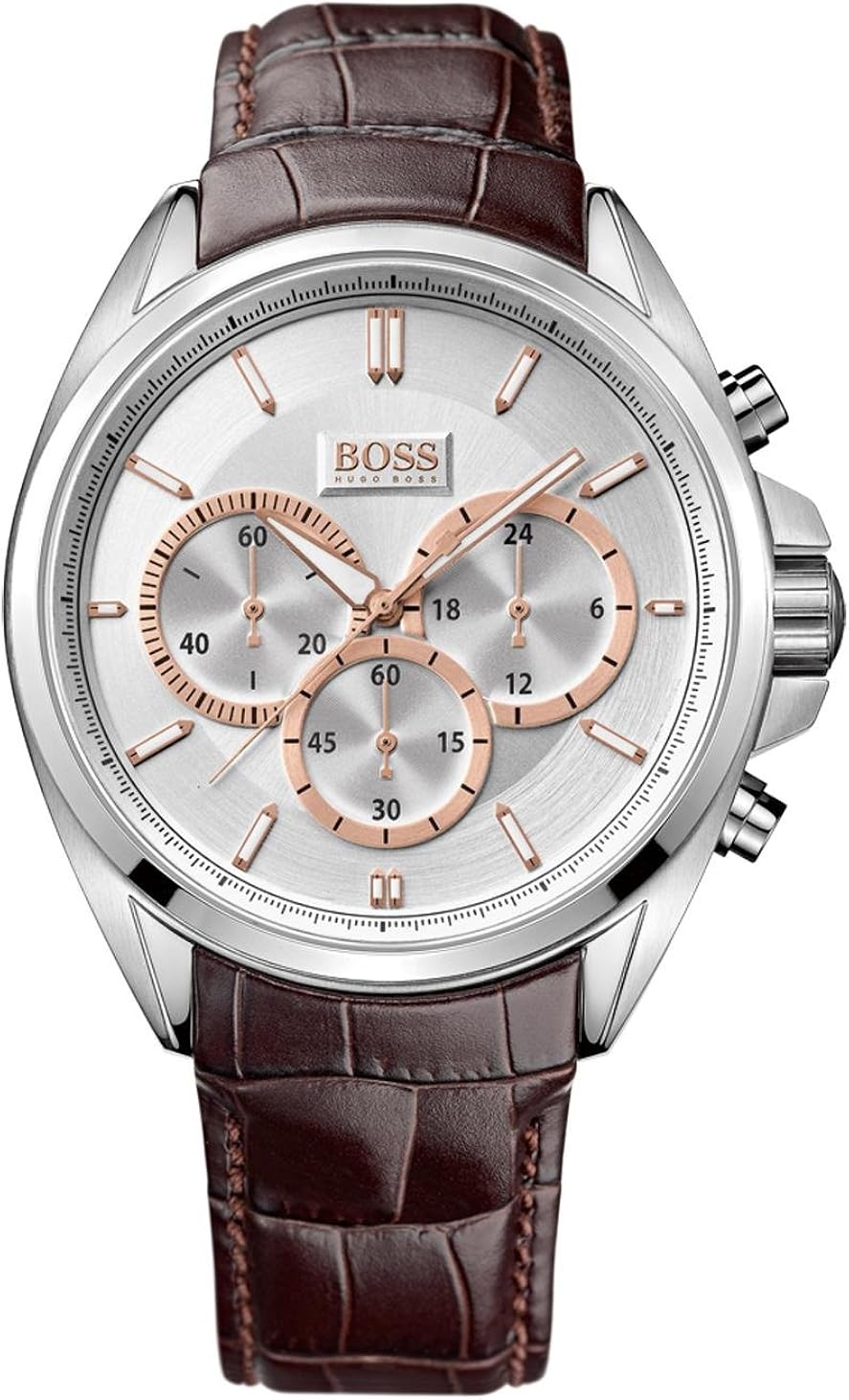 white face hugo boss watch