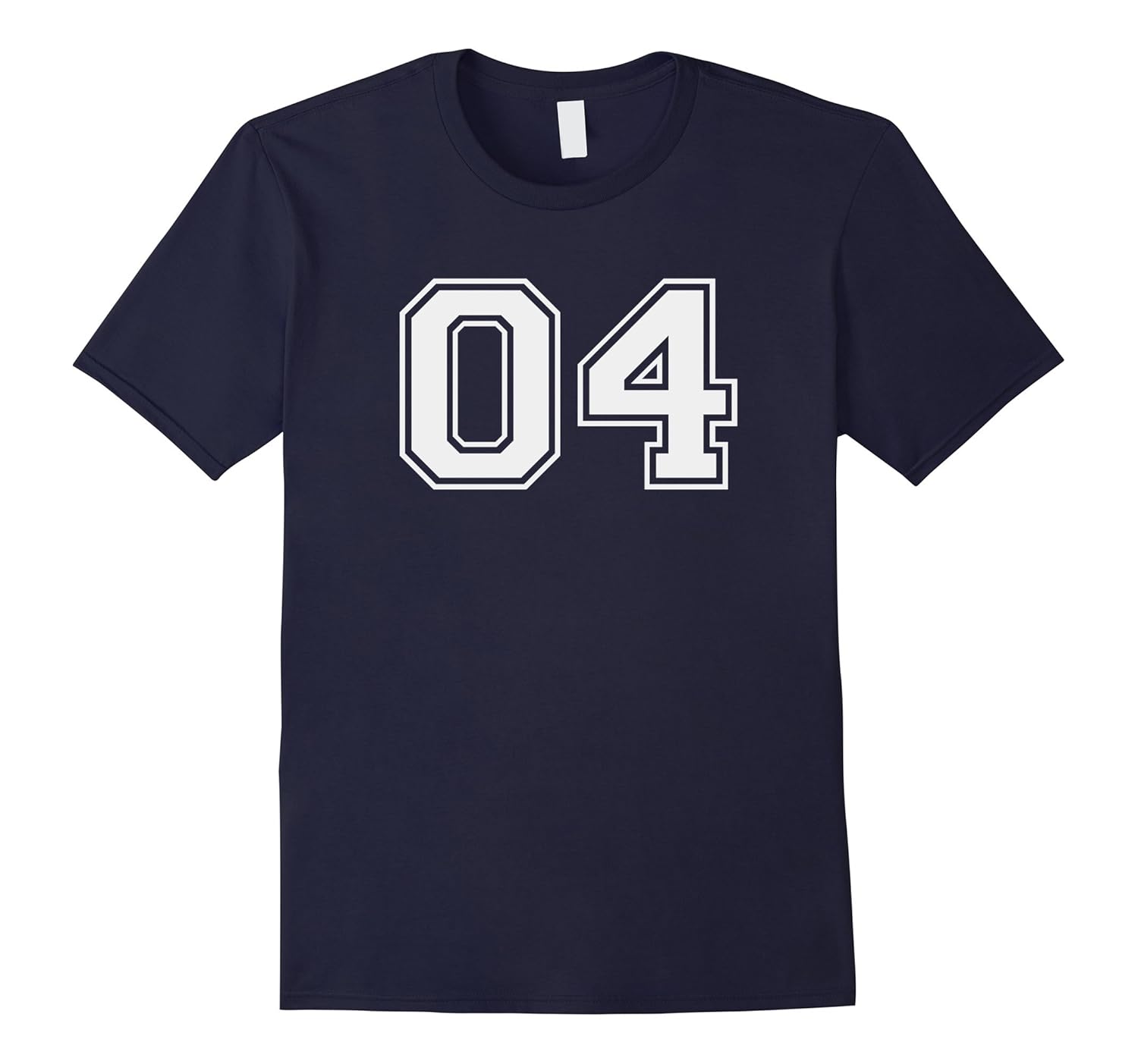 04 Sports Jersey Number T-Shirt for Fan or Player #04-ANZ