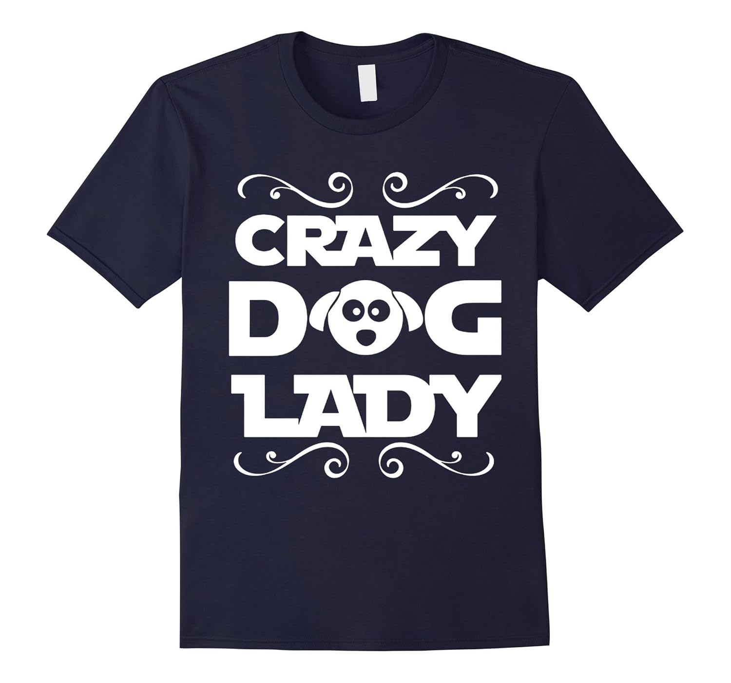 CRAZY DOG LADY T-SHIRT-ANZ