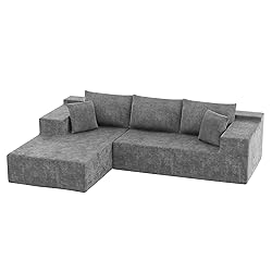 Homall 108" Modular Sectional Sofa, Boneless Couch