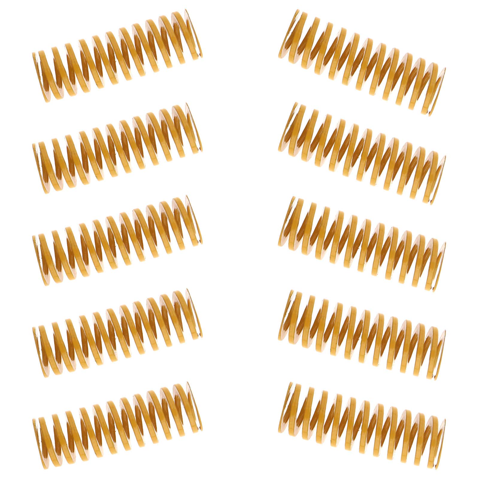 YINETTECH 10x Yellow 8x25mm Compression Mould Spring For Heated Bed Ender 3 CR-10 3D Printer