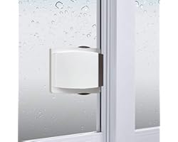 Sliding Glass Door Child Lock - OKEFAN 4 Pack Baby Safety Slide Window Locks for Kids Proof Patio Closet Doors No Drilling To