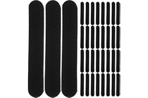 GLEAVI 150pcs Silicone Non-Slip Hanger Grip Strips for Clothes Adhesive Anti-Skid Coat Hanger Clips Closet