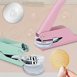 OFCCUSTOM Book Embosser Custom Embosser Stamp with