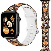 Christmas Halloween Apple Watch Band Compatible with Apple Watch Band 38mm 40mm 41mm 42mm 44mm 45mm 49mm 46mm, Holiday Replacement Strap Band for iWatch Series 10 9 Ultra 8 7 6 5 4 3 2 1 SE