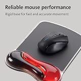 Kensington Duo Gel Ergonomic Mouse Pad with Wrist Support Red Black view 5