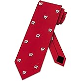 Eagles Wings Wisconsin Ties Badgers Mens College Neckties