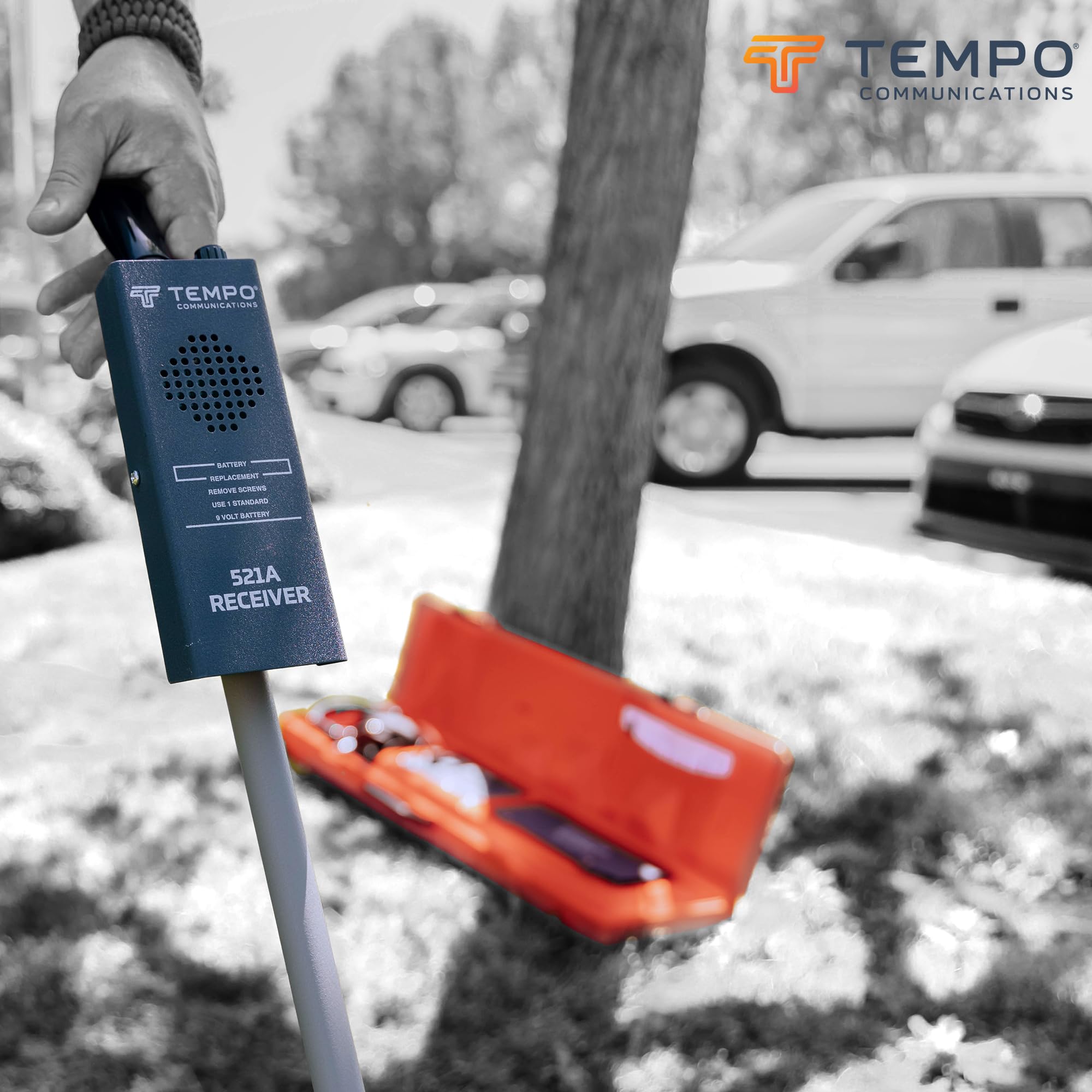 TEMPO Communications 521A Irrigation Sprinkler Valve Locator Tool | Irrigation Wire Tracer, Underground Wire Locator (Professional Grade)