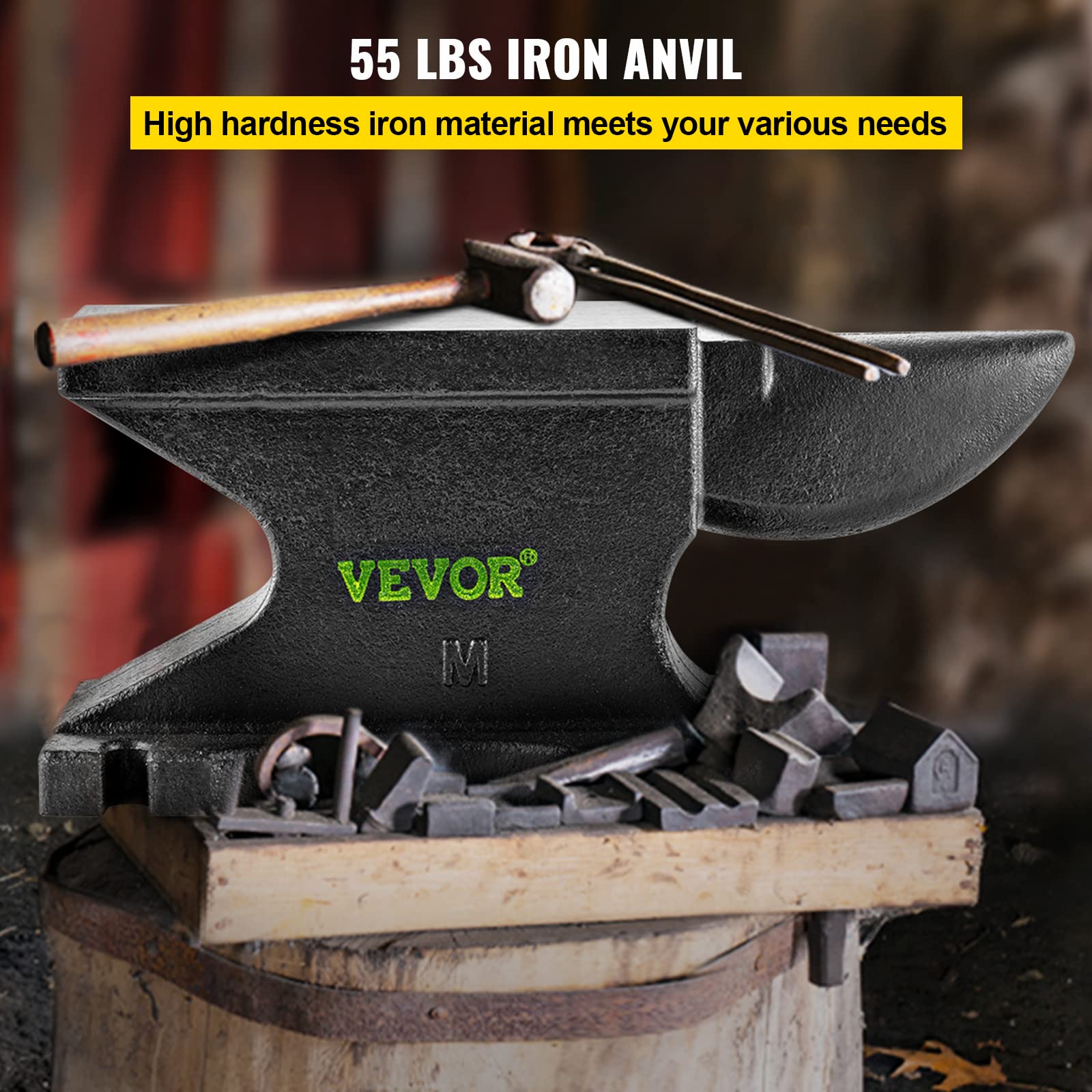 Mua VEVOR Cast Iron Anvil, 55lbs/25kg Single Horn Anvil 8.6 x 4.1 inch ...