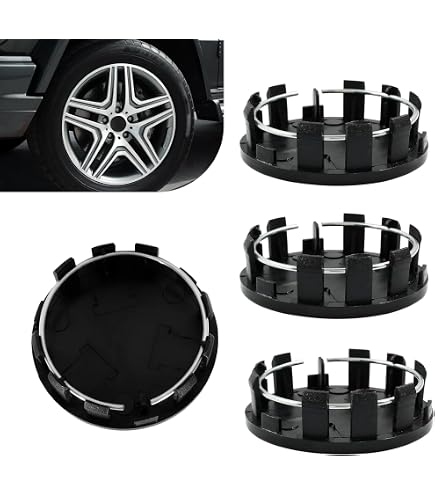 4 Pièces Cache Moyeux Nissan Micra K12 III 2002-2010 56mm - Capuchons Roue Anti-poussière