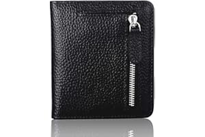 FT FUNTOR FUNTOR Small Wallets for Women, Ladies Small Compact Bifold Pocket RFID Blocking Genuine Leather Wallet for Women