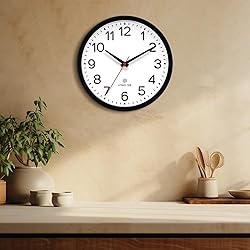 AKCISOT Atomic 14 Inch Wall Clock Analog Clocks for