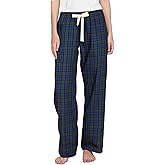 WORW Women's Cotton Flannel Pajama Pants, Soft Lounge Bottoms with Pockets