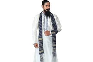LADY DWIZA Indian Traditional Kurta Sherwani Dupatta Shawl Scarf For Men (Only Dupatta)