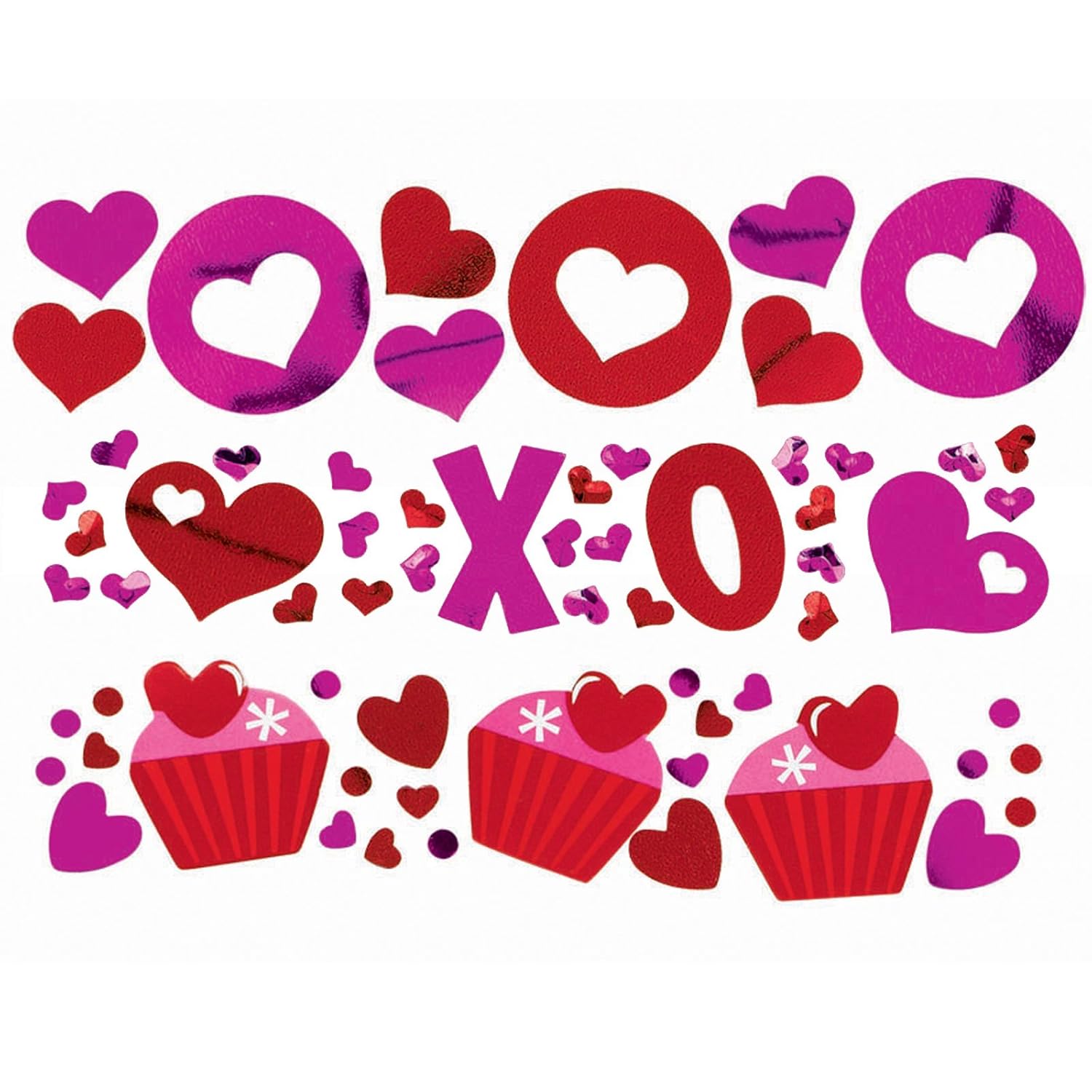 人気を誇る B006h1cxag バレンタインデーバリューパックコンフェッティハロウィンクリスマス Confetti Pack Value Day Valentine S 紙吹雪 4 H Org