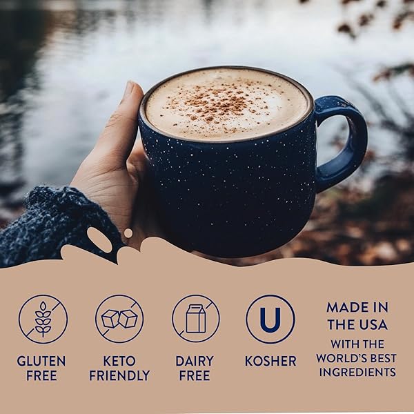 JORDAN’S SKINNY MIXES SYRUPS SUGAR FREE COFFEE SYRUP, BROWN SUGAR CINNAMON FLAVOR DRINK MIX, ZERO CALORIE FLAVORING FOR LATTE, PROTEIN SHAKE, FOOD AND MORE, GLUTEN FREE, KETO FRIENDLY, 25.4 FL OZ, 1 PACK