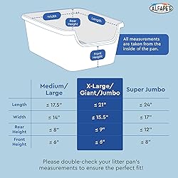 Alfapet Sifting Cat Litter Box Liners - Jumbo 10