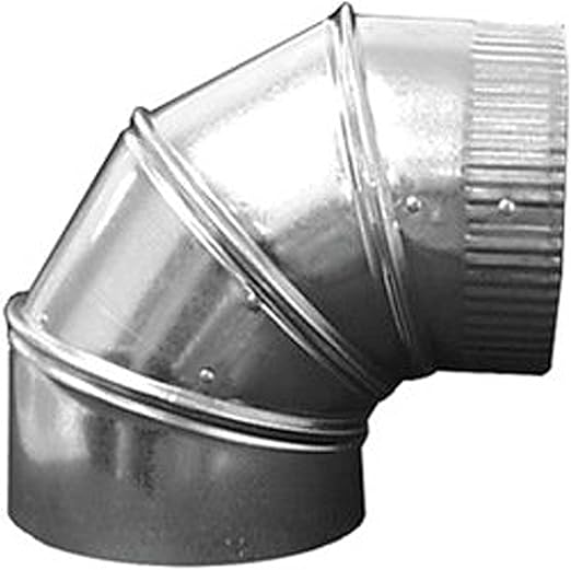 6" Duct Elbow 90 Degree HVAC Elbow Sheet Metal, Building Supplies