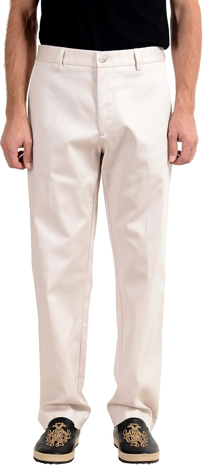 white relaxed pants