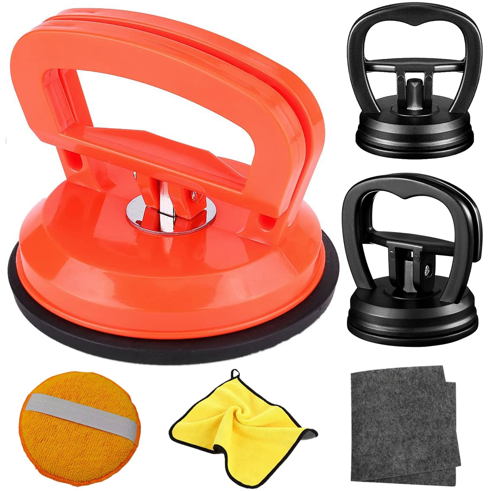 Photo 1 of Autodecora Dent Puller,3-Pack Car Dent Puller Kit - Suction Cup Dent Remover Tool,Handle Lifter for Car Body,Glass,Screens,and Objects,Dent Repair Kit for Easy Removal