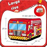 Britik Pop Up Truck Tent for Kids 3-8 Indoor Outdoor Play Safe Durable view 3