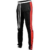 SCREENSHOT-Track Pants S41700 Mens Premium Slim Athletic Fitness Lifestyle Workout Bottoms - Classic Fit