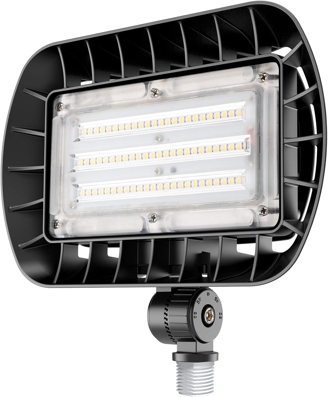 bulbeats Durable 50W LED Flood Light with Knuckle Mount, 5500LM Super Bright, 5000K Daylight, IP65 Waterproof Security Light for Outdoor Security Lighting: Home Improvement