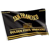 Desert Cactus Golden State Warriors Flag NBA 100% Polyester Indoor Outdoor 3x5 feet National Basketball Association Team Flags (Flag City Edition 2023 B)