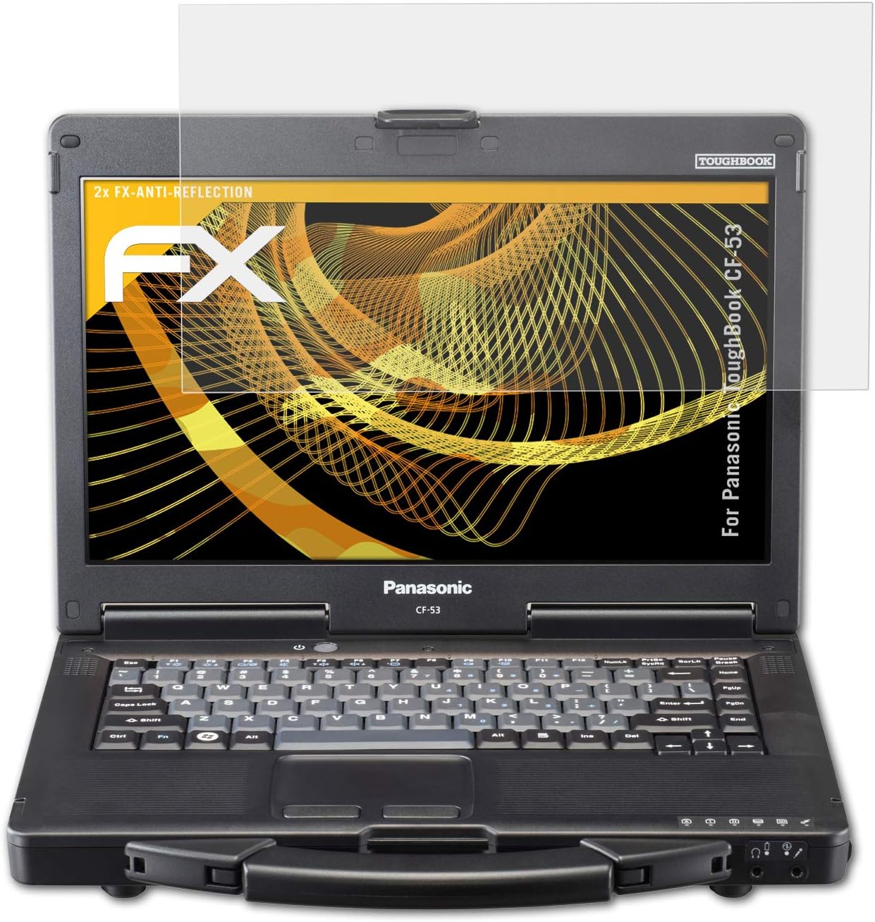 atFoliX 2x Film Protection d'écran pour Panasonic ToughBook CF-H2 mat&antichoc