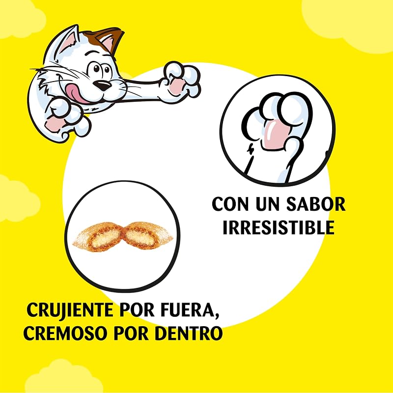 Premios para Gatos Creamy Pollo 11 x 4 x 10g