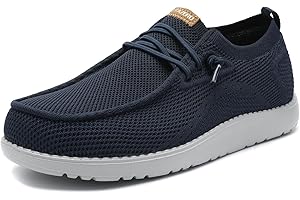 1TAZERO Wide-Shoes for Men-Slip on Walking-Loafers Casual-Shoes - Wide Width Comfortable Orthopedic Shoes for Men with Arch Support for Plantar Fasciitis