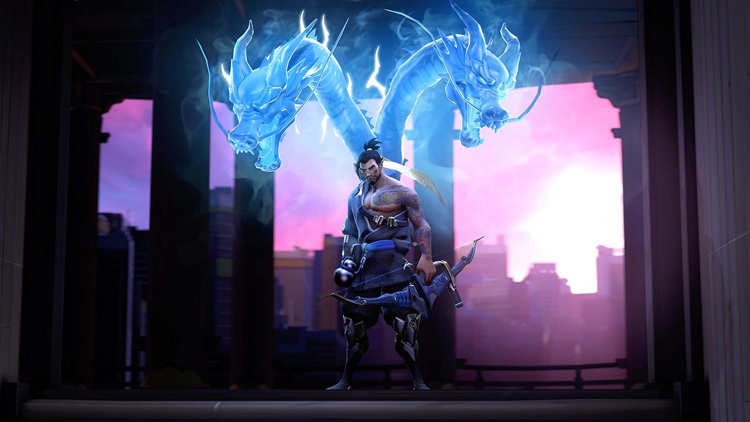 Amazon Com Hanzo Print Dragon Poster Magic Print Weapon Poster Sword Print Online Game Print Blizzard Poster Video Game Print Overwatch Poster Size 24 X32 61x81 Cm Posters Prints