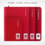Vault X 12 XL Pocket Trading Card Zip Binder Red 624 Cards 26 Pages view 7