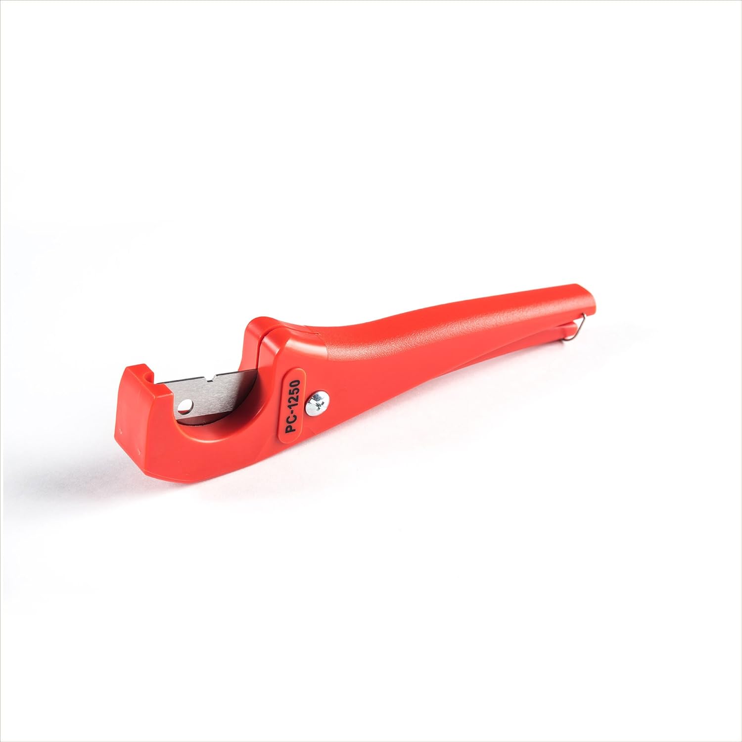 RIDGID 23488 Model PC-1250 Single Stroke Plastic Pipe and Tubing Cutter, 1/8-inch to 1-5/8-inch Pipe Cutter, Red, Small - - 