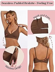 Deep V Bra Low Cut Sexy Push Up Bralettes for Women