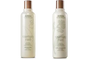 Aveda Rosemary Mint Purifying Shampoo & Conditioner Gift Set | Clarifying Shampoo | Lightweight Conditioner | Normal to Oily Hair | Fine to Medium Hair Types | Includes 2 Full Size Products