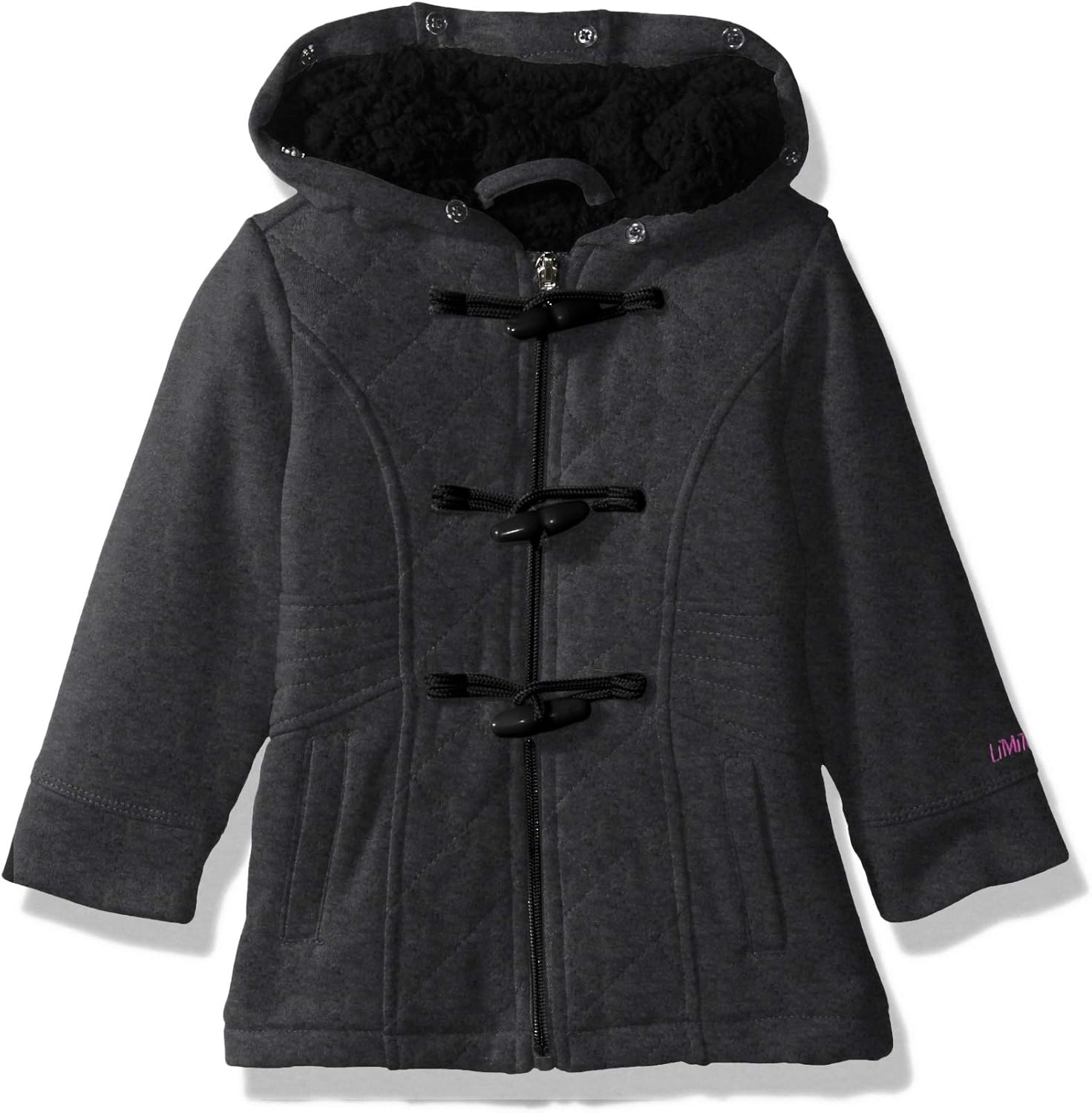 Limited Too baby-girls Quilted Toggle Fleece Jacket: Clothing