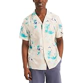 Nautica Men's Miami Vice X Sustainably Crafted Short-Sleeve Camp Shirt
