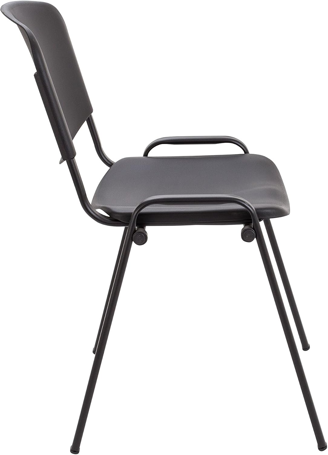 Office Hippo Heavy Duty Canteen Chair, Versatile & Robust Stackable Wipe Clean Chair With Strong Frame & Hygienic Seat - Image 4