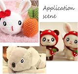 PH PandaHall 200pcs Kawaii Safety Eyes 5 Sizes for Doll Making view 6