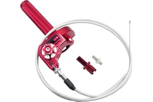 JXPANG Motorcycle Throttle Grip 7/8" 22mm CNC Aluminum Quick Twister with Throttle Cable for KLX CR CRF EXC XR CRF50 CRF230 50 110 125 230 250 Dirt Pit Bike Motocross Motorbike Quad ATV